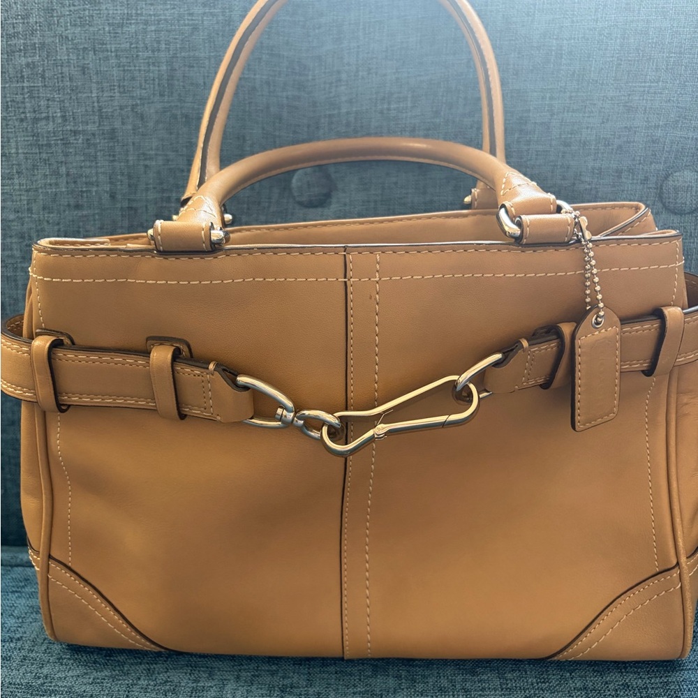 Coach Tan Leather Handbag